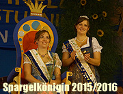Martina II. - die 41. Schrobenhausener Spargelkönigin 2015/2016 Krönung auf dem Schrobenhausener Volksfest am 14.07.2015